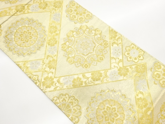 JAPANESE FUKURO OBI / SAGANISHIKI / WOVEN FLOWER CREST